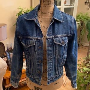 Plain Pockets vintage denim jacket